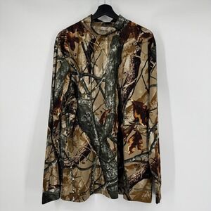 Outfitters Ridge Fusion 3-0 Camo Long Sleeve Shirt Mens XL Real Tree Hunting